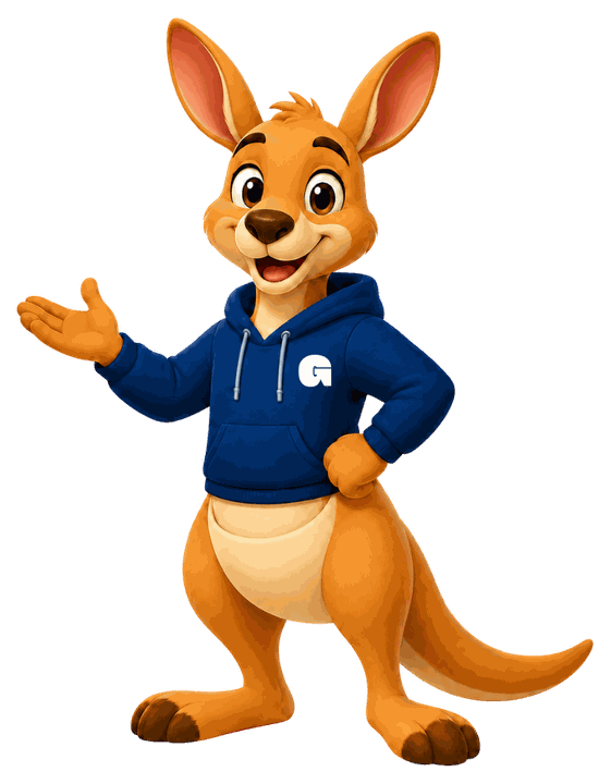 Guga, o canguru mascote do IntegraRenave